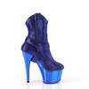 Pleaser - ADORE1029CHRS Plattformstiefel, Poledance Schuhe - Blau Product image
